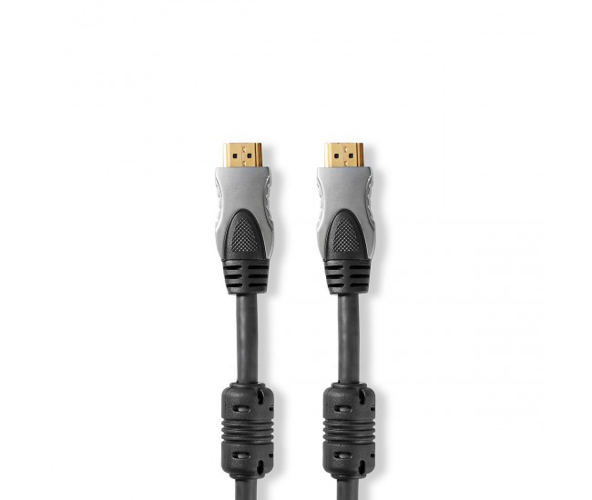 Cablu HDMI Nedis Ethernet 2.5m 4K 60HZ 18Gbps antracit