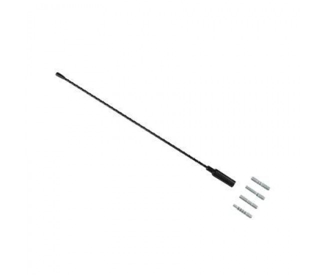 Antena auto 42.5cm cu filet interior 6mm +4 adaptoare Sunker A3