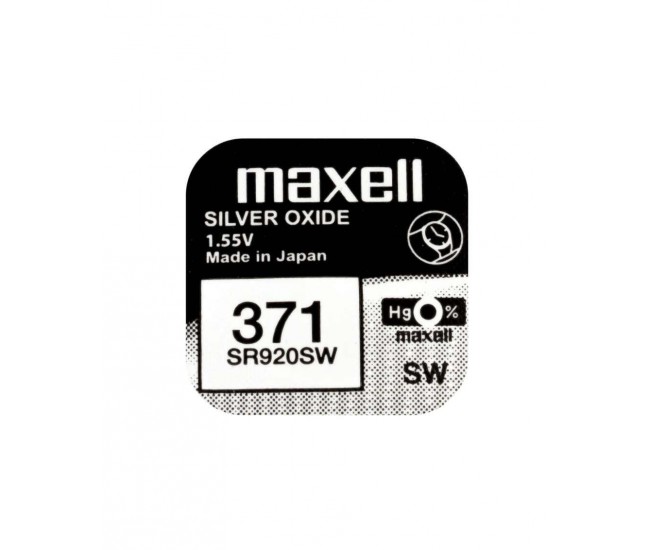 Baterie ceas Maxell SR920SW V371 SR69 1.55V oxid de argint 1buc