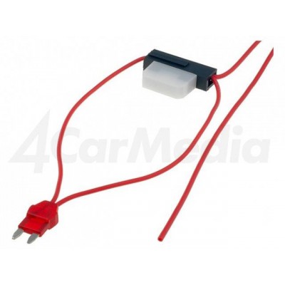 Splitter auto ATM 8A siguranta mini x1 0.75mm2 culoare rosu 4CarMedia