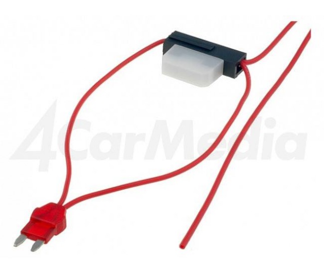 Splitter auto ATM 8A siguranta mini x1 0.75mm2 culoare rosu 4CarMedia