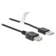 Cablu extensie USB 2.0 A tata - USB A mama 3m VALUELINE