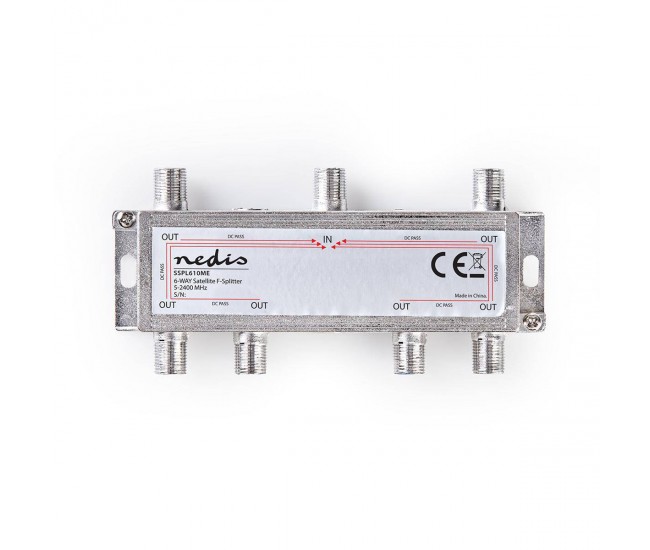 Distribuitor semnal TV Nedis splitter 1 intrare - 6 iesiri 5-2400Mhz