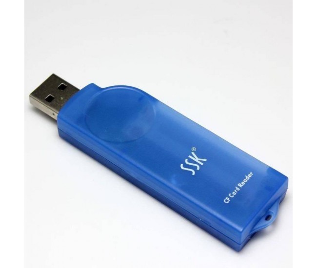 Card reader USB 2.0 CF I CF II Ultra II CF Extreme CF Extreme III CF/MD SSK SCRS028