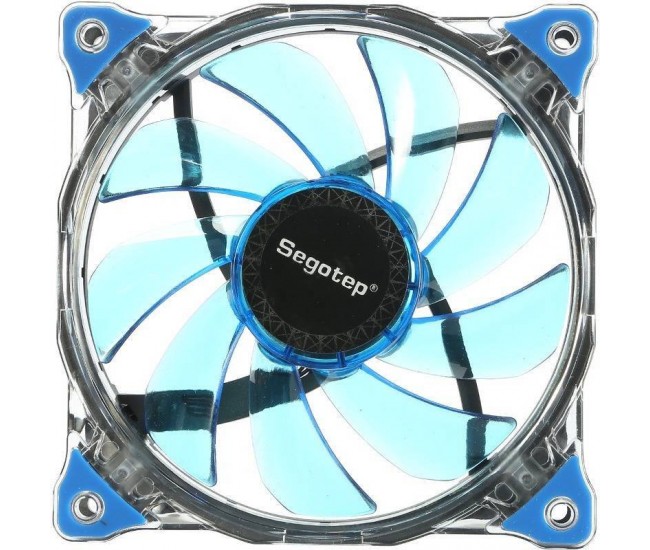 Ventilator 120mm Fan Blue 120x120mm Segotep Polar Wind 12V