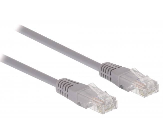 Cablu de retea Cat5e UTP RJ45 8P8C - RJ45 8P8C 2m gri Valueline