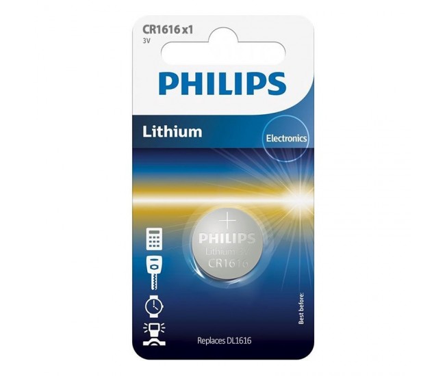 Baterie lithium CR1616 blister 1buc PHILIPS