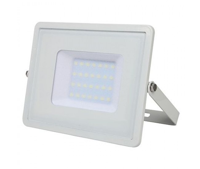 Reflector LED SMD 30W 2400lm 4000K IP65 alb cip SAMSUNG V-TAC