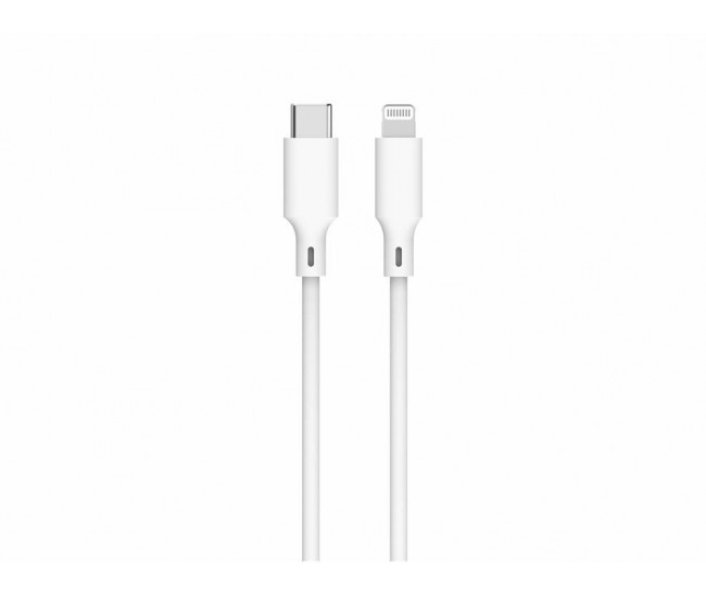 Cablu USB TYPE C - Lightning PD 27W 1m alb Well CABLE-USBC/LIGHT-1WE06-WL