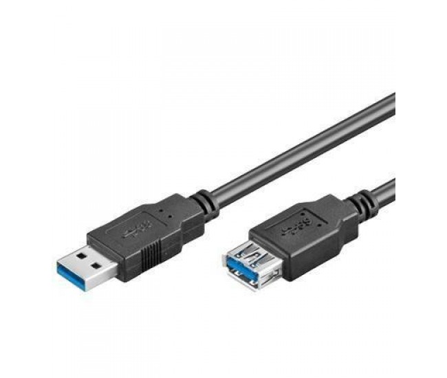 Cablu prelungitor USB 3.0 USB A tata la mama 1.8m Goobay