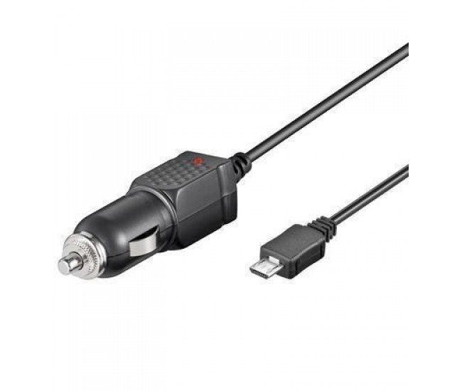 Incarcator auto micro USB 1A 1.5m Goobay