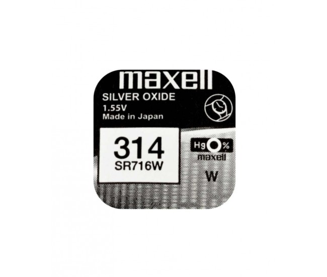 Baterie ceas Maxell SR716W V314 1.55V oxid de argint 1buc