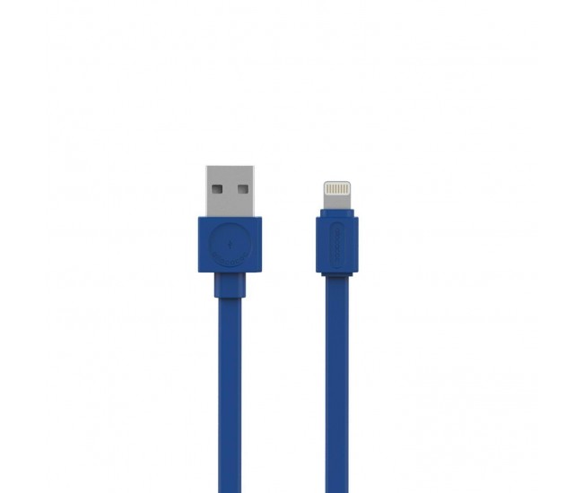 Cablu alimentare sincronizare de date USB - Lightning 1.5m albastru Allocacoc