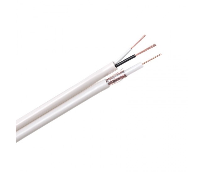 Cablu coaxial RG59 si 2x0.5mm Cabletech