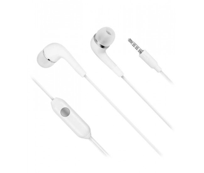 Casti IN-EAR cu microfon Jack 3.5 mm alb Kruger&Matz KMPB4