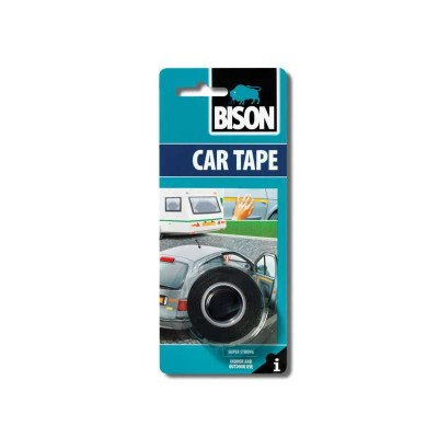 Banda adeziva BISON CAR TAPE B05461 dublu-adeziva pe ambele fete uz interior si exterior 1.5m x 19mm