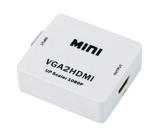 Adaptor audio-video VGA-HDMI VGA +audio intrare la HDMI iesire Cabletech