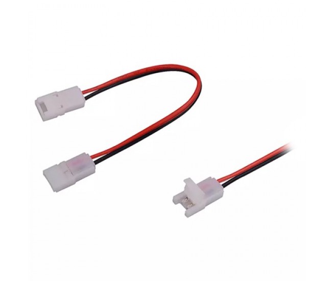 Cablu adaptor conector banda LED 8mm dual V-TAC