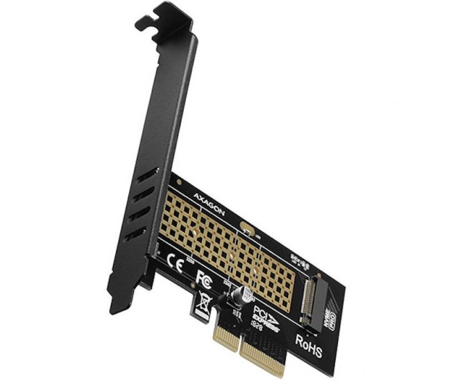 Adaptor Intern PCEM2-N PCI-E 3.0 4x - M.2 SSD NVMe suport SSD pana la 80mm AXAGON