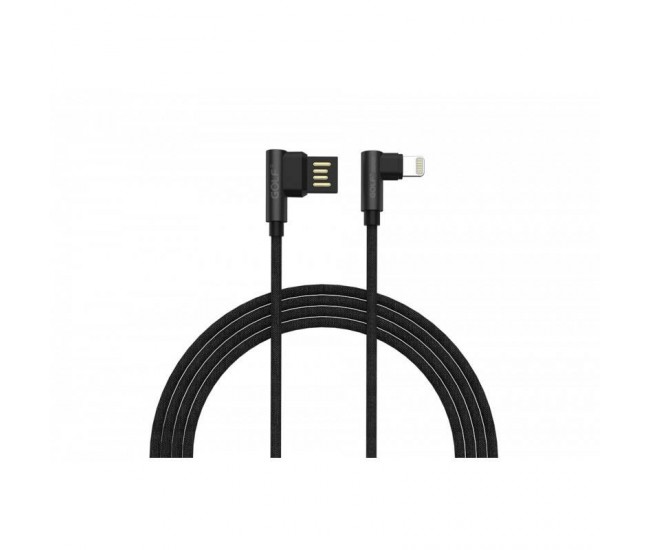 Cablu Golf Pudding iPhone 48I 1m 2.4A negru