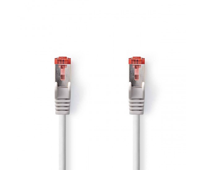 Cablu SFTP CAT6 10m RJ45 tata - RJ45 tata gri Nedis