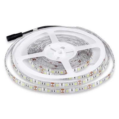 Banda LED SMD5050 RGB 60LED/m 12V 7W/m IP65 5m V-TAC