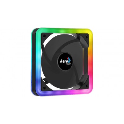 Ventilator Aerocool Edge14 120mm aRGB 12LED anti-vibratii 1200RPM