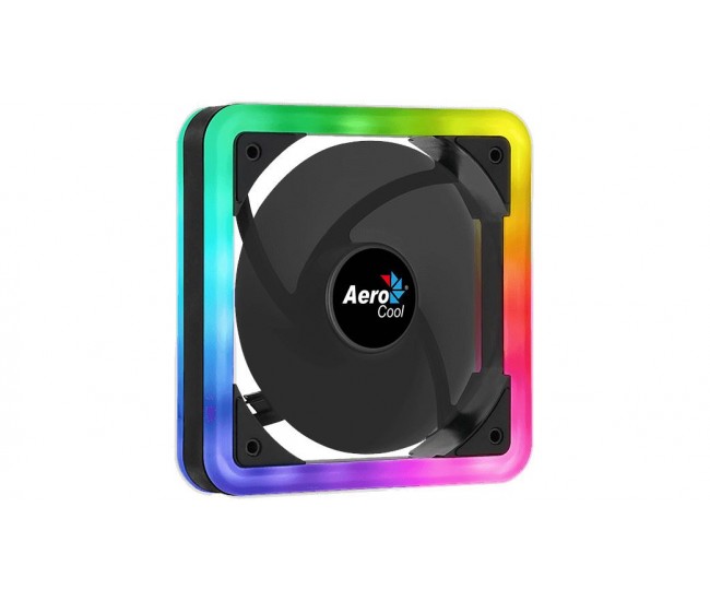 Ventilator Aerocool Edge14 120mm aRGB 12LED anti-vibratii 1200RPM