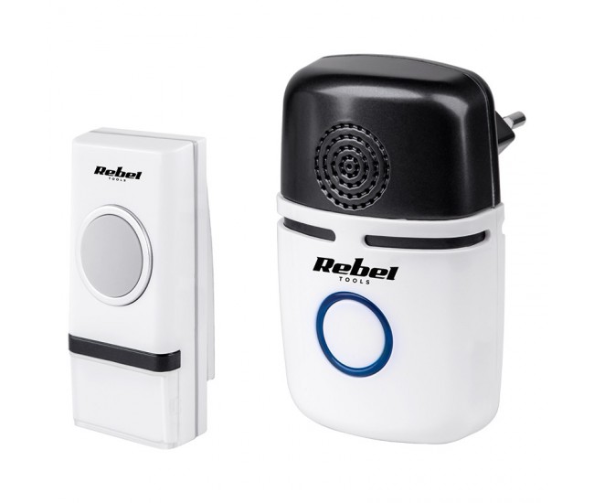 Sonerie wireless 48 melodii 4 nivele volum alarma 110-220VAC REBEL