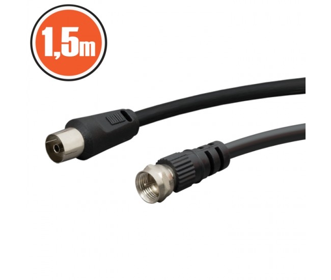 Cablu mama coaxial la F tata 1.5m