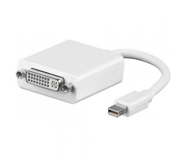 Cablu adaptor mini DisplayPort la DVI-I mama 24+5 Goobay