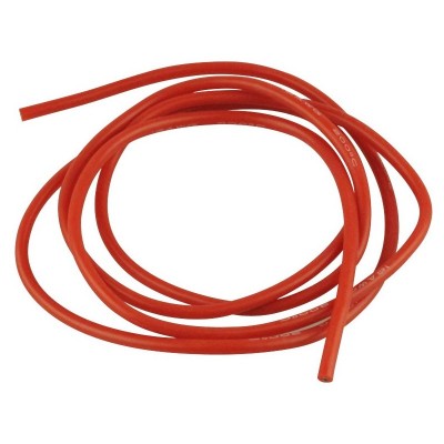 Cablu siliconic multifilar 18AWG 0.82mm2 rosu 1m liniar