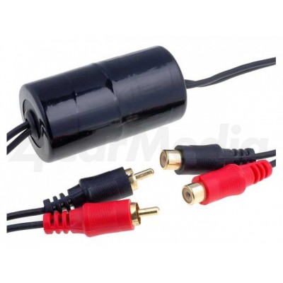 Filtru antiparazitar auto atenuare 2x RCA-2x RCA 4CarMedia