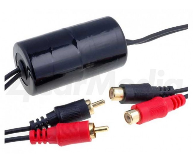 Filtru antiparazitar auto atenuare 2x RCA-2x RCA 4CarMedia