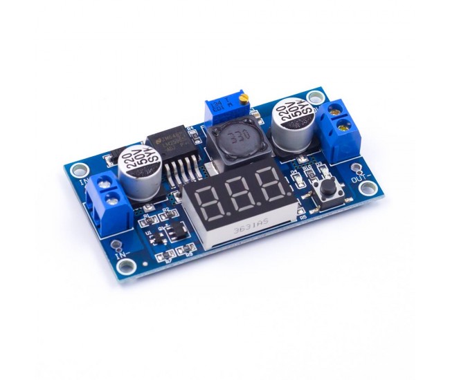 Modul DC-DC step down LM2596DISPLAY PT V