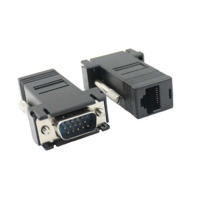 Set adaptor VGA tata la VGA tata prin cablu RJ45 2buc maxim 20m