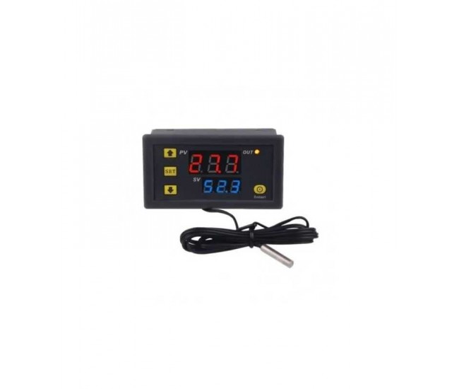 Termostat Microcomputer Temperature Controller 100-240V - Releu 10A/250V 20A/12V cu DISPLAY LCD 50-120 C