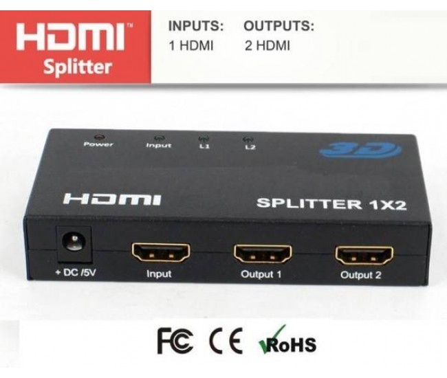 Splitter HDMI cu 2x HDMI iesire