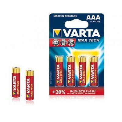 Baterii alcaline AAA Varta Max Tech 4buc