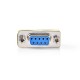 Adaptor D-SUB serial RS232 9 pini mama - 9 pini mama metal Nedis