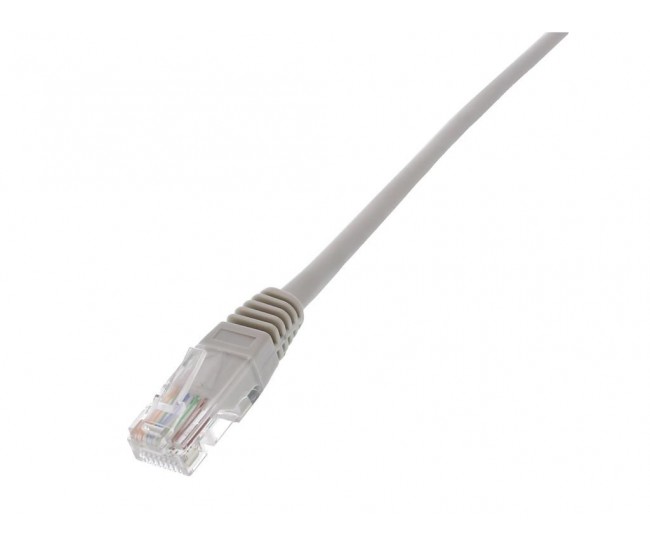 Cablu FTP Cat5e patch cord 1m RJ45-RJ45 ecranat gri Well