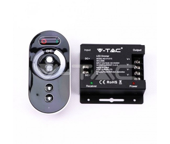 Controller banda LED Dimabil cu touch 12V 216W / 24V 432W V-TAC