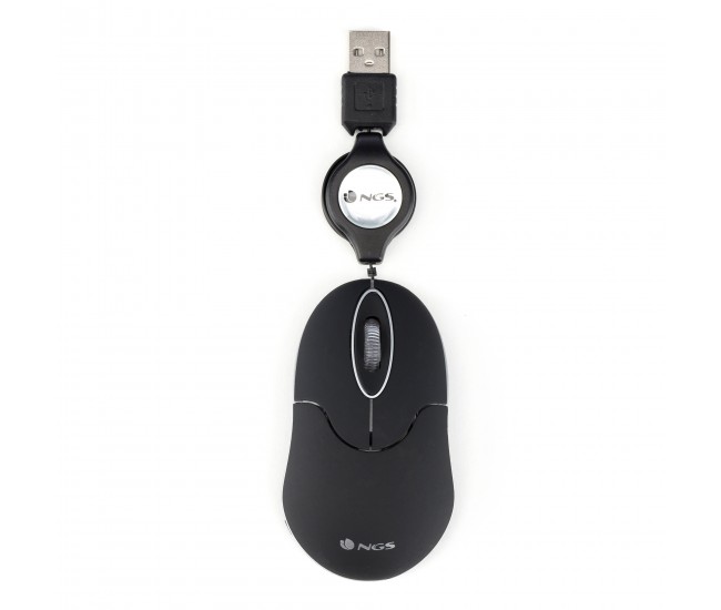 Mouse USB 1000dpi negru NGS SINBK