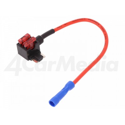 Splitter auto ACN 10A siguranta mini x2 1mm2 culoare rosu 4CarMedia