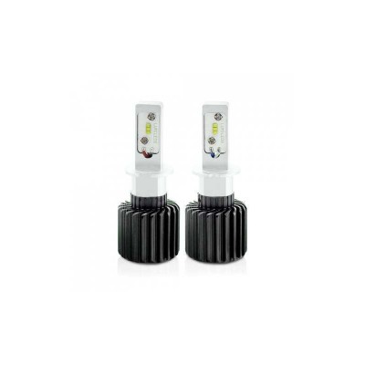 Becuri Far auto LED H3 set 2buc 12-24V 4000lm Lumina Alba CARGUARD