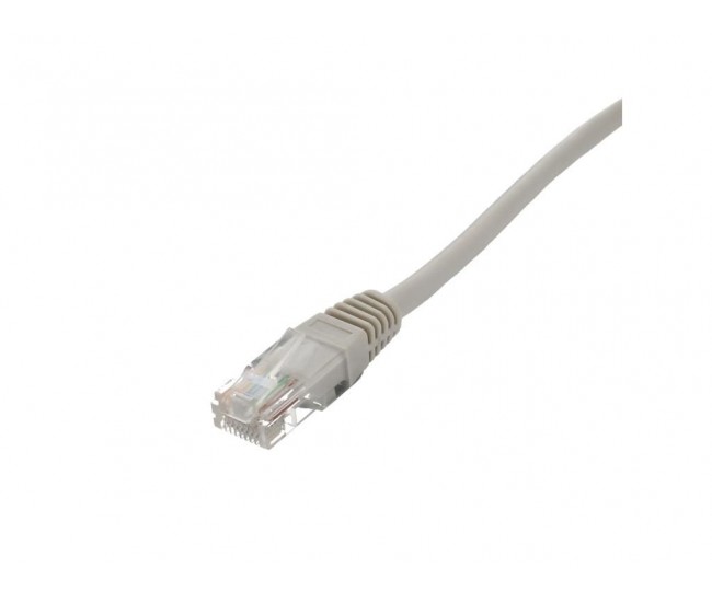 Cablu de retea UTP Cat5e patch cord 10m RJ45-RJ45 gri Well UTP-0008-10GY-WL