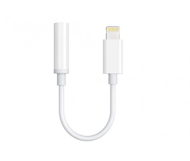 Adaptor Apple Lightning tata - Jack 3.5 mm mama alb AUX005 Choetech