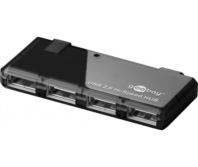 Mini HUB USB 4 port 2.0 negru Goobay