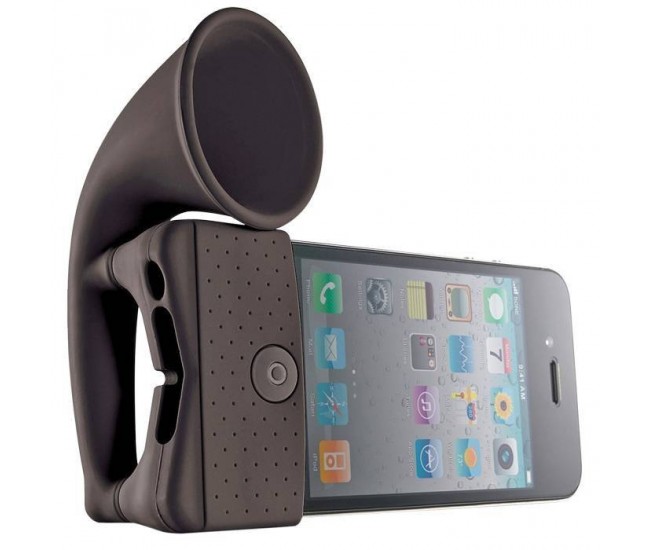 iPhone horn amplificator acustic telefoane silicon