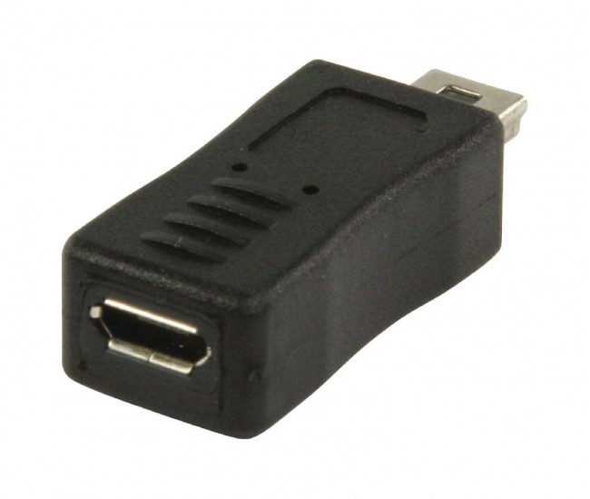 Adaptor USB 2.0 USB micro USB B mama - mini USB 5 pini tata Valueline